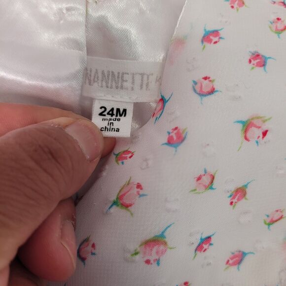 Baby Girl Bundle Of Dresses Flower Print And Pink In Size 2T Gentle Used - Picture 11 of 16